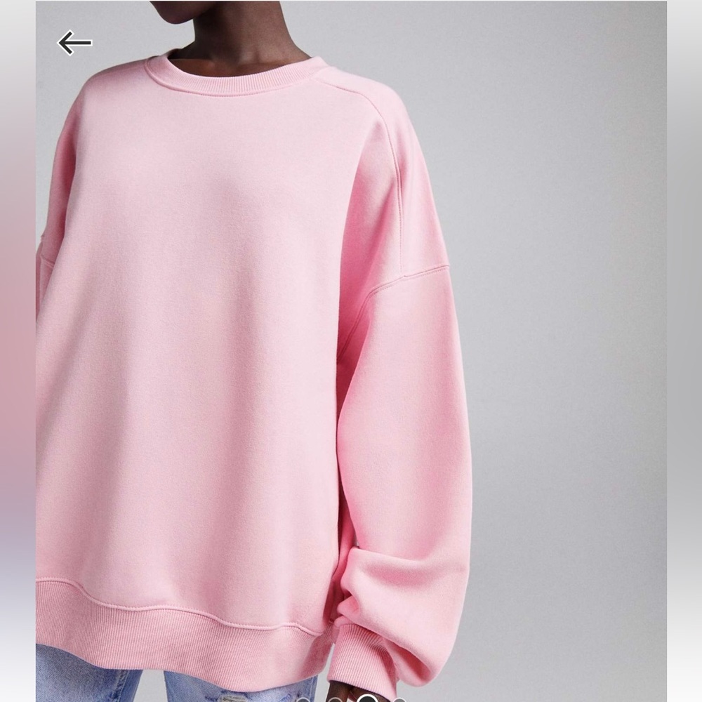 Bershka super oversize sweat XS hot pink - Picture 3 of 4